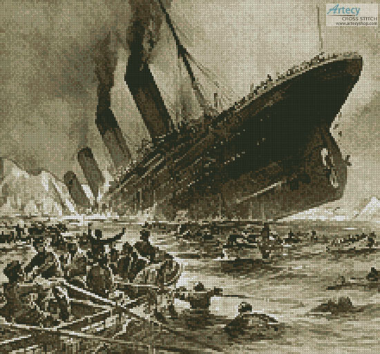 Titanic Sinking - Crop
